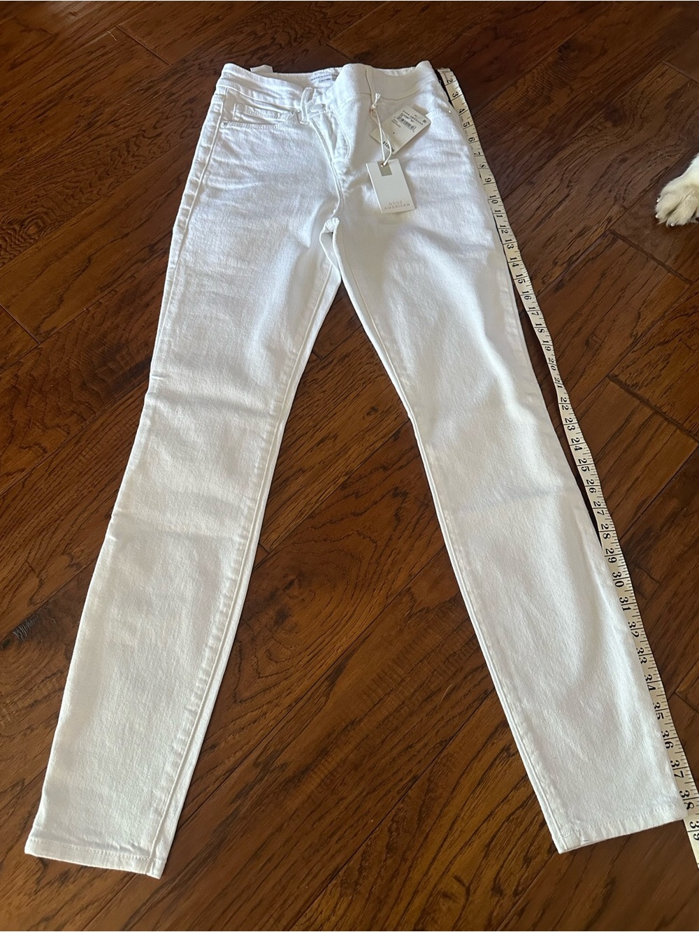 Good American White Skinny Jeans